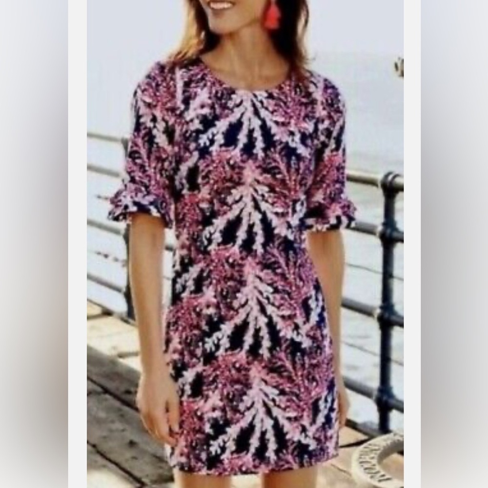 Lilly Pulitzer 00 Dress Fiesta stretch beyond the sea